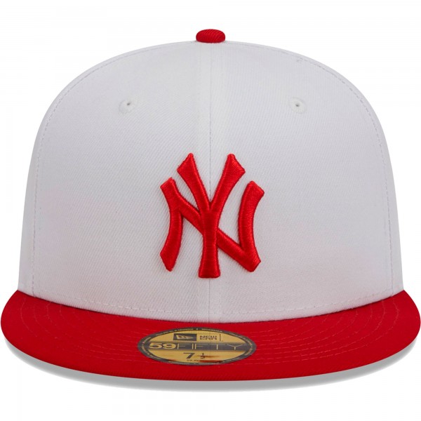 Бейсболка New York Yankees New Era Optic 59FIFTY - White/Red