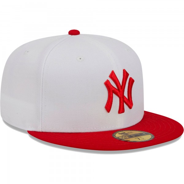 Бейсболка New York Yankees New Era Optic 59FIFTY - White/Red