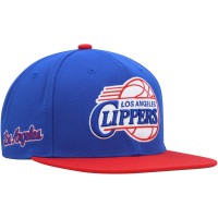 Бейсболка LA Clippers Mitchell & Ness Royal/Red Hardwood Classics Essentials 2.0