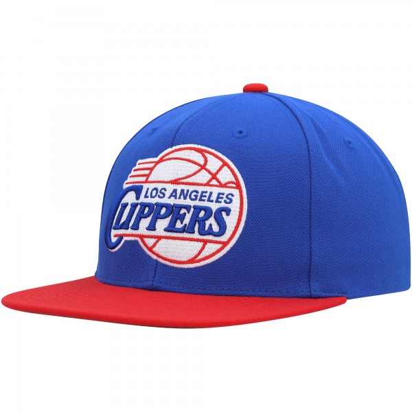 Бейсболка LA Clippers Mitchell & Ness Royal/Red Hardwood Classics Essentials 2.0