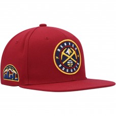 Бейсболка Denver Nuggets Mitchell & Ness Red Side Core 2.0