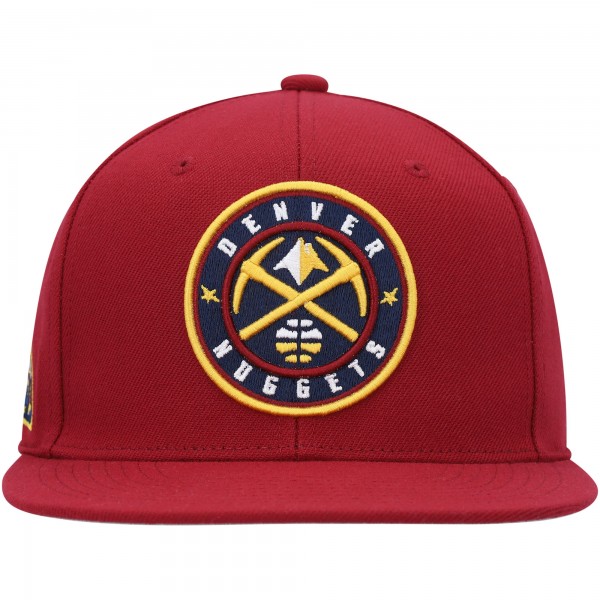Бейсболка Denver Nuggets Mitchell & Ness Red Side Core 2.0