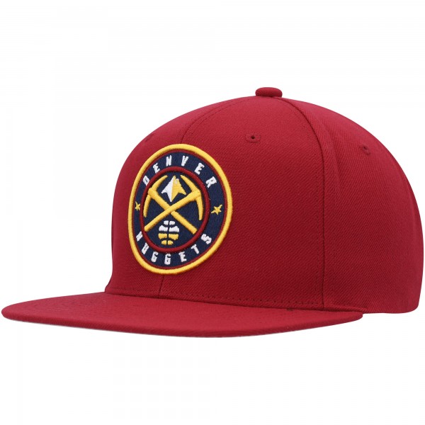 Бейсболка Denver Nuggets Mitchell & Ness Red Side Core 2.0