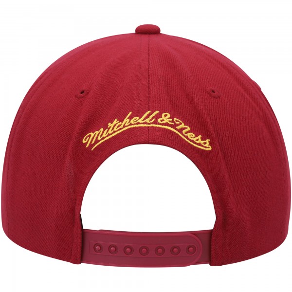 Бейсболка Denver Nuggets Mitchell & Ness Red Side Core 2.0
