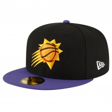 Бейсболка Phoenix Suns New Era Black/Purple 2-Tone 59FIFTY