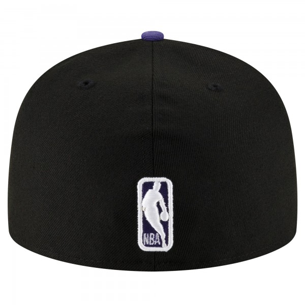 Бейсболка Phoenix Suns New Era Black/Purple 2-Tone 59FIFTY