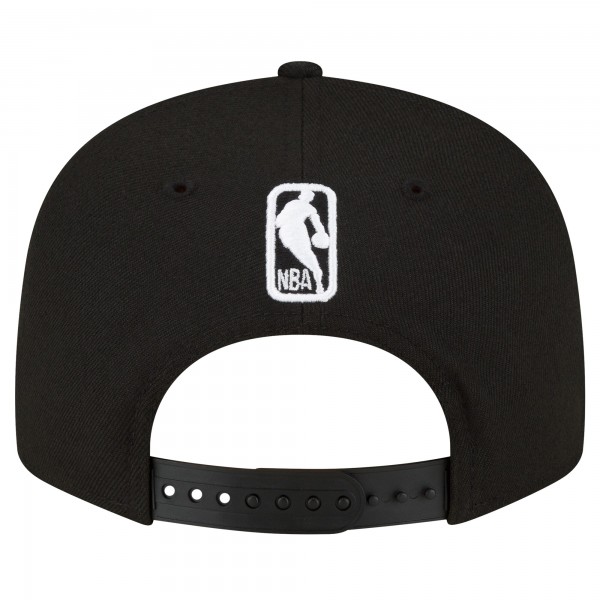 Бейсболка Utah Jazz New Era Black & White 9FIFTY
