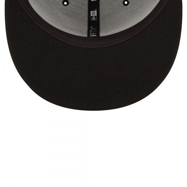 Бейсболка Utah Jazz New Era Black & White 9FIFTY