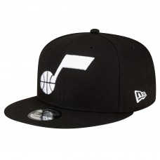 Utah Jazz New Era Official Team Color 9FIFTY Snapback Hat - Black