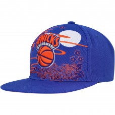 Бейсболка New York Knicks Mitchell & Ness Hardwood Classics Asian Heritage Scenic - Blue