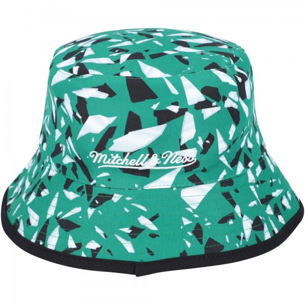 Панама Boston Celtics Mitchell & Ness Hardwood Classics Shattered Big Face Reversible - Kelly Green