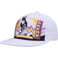 Бейсболка Shaquille ONeal Los Angeles Lakers Mitchell & Ness Hardwood Classics 90s Playa Deadstock - White