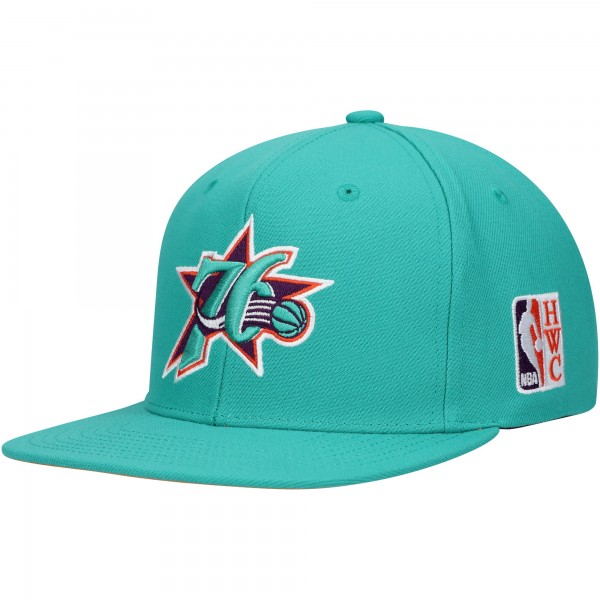 Бейсболка Philadelphia 76ers Mitchell & Ness Hardwood Classics 1995 NBA All-Star Weekend Desert - Turquoise