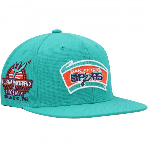 Бейсболка San Antonio Spurs Mitchell & Ness Hardwood Classics 1995 NBA All-Star Weekend Desert - Turquoise