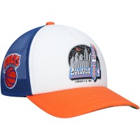 Бейсболка New York Knicks Mitchell & Ness Hardwood Classics Party Time Trucker - White