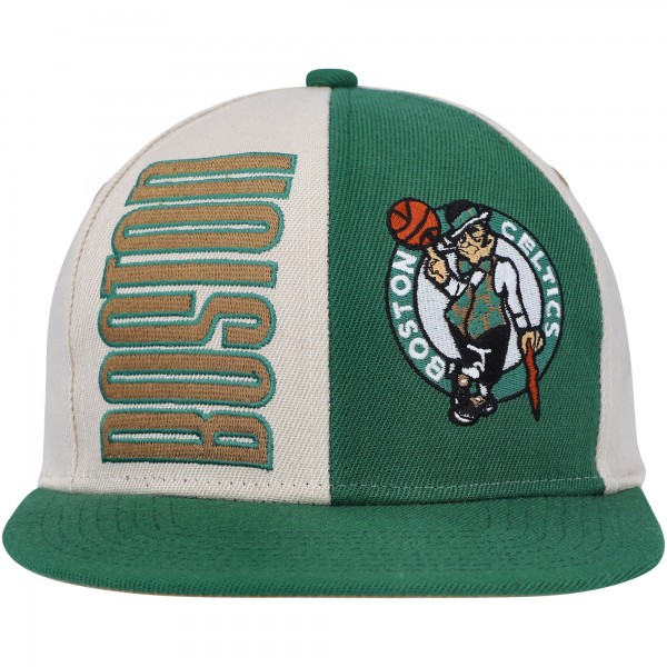Бейсболка Boston Celtics Mitchell & Ness Hardwood Classics Pop - Cream