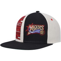 Бейсболка Philadelphia 76ers Mitchell & Ness Hardwood Classics Pop - Cream