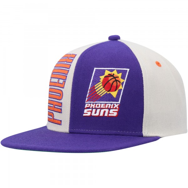 Бейсболка Phoenix Suns Mitchell & Ness Hardwood Classics Pop - Cream/Purple