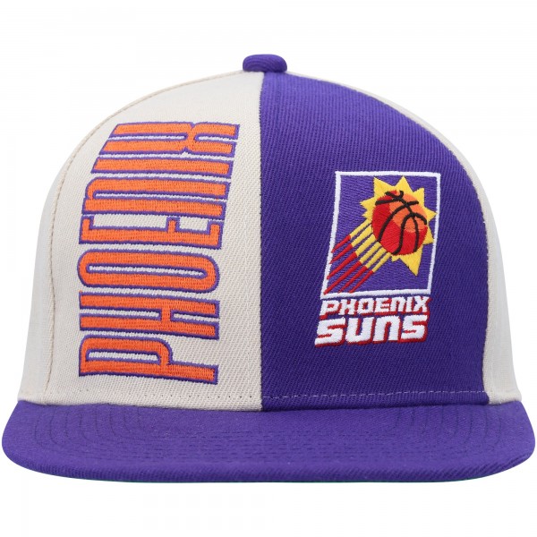 Бейсболка Phoenix Suns Mitchell & Ness Hardwood Classics Pop - Cream/Purple