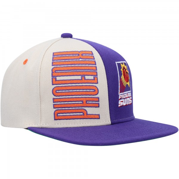 Бейсболка Phoenix Suns Mitchell & Ness Hardwood Classics Pop - Cream/Purple