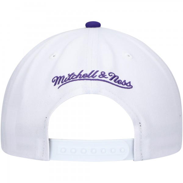 Бейсболка Milwaukee Bucks Mitchell & Ness Hardwood Classics Core 2-Tone 2.0 Pro - White/Purple