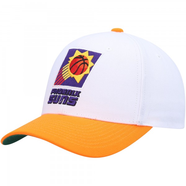 Бейсболка Phoenix Suns Mitchell & Ness Hardwood Classics Core 2-Tone 2.0 Pro - White/Orange