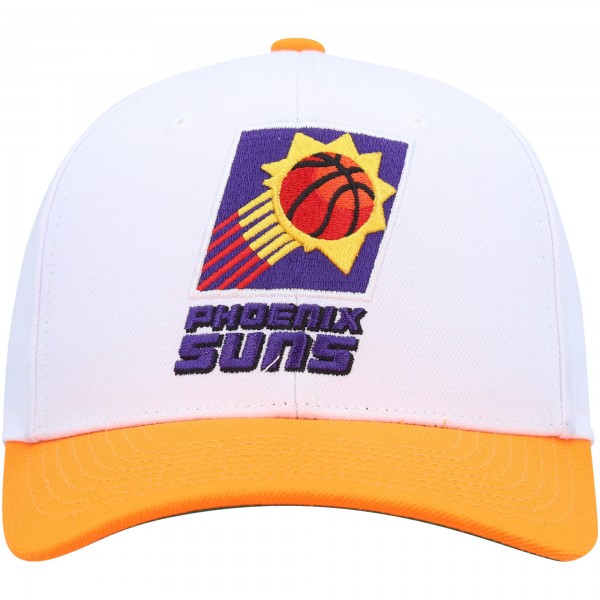 Бейсболка Phoenix Suns Mitchell & Ness Hardwood Classics Core 2-Tone 2.0 Pro - White/Orange