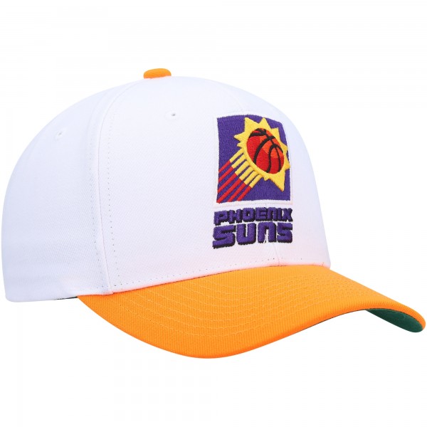 Бейсболка Phoenix Suns Mitchell & Ness Hardwood Classics Core 2-Tone 2.0 Pro - White/Orange
