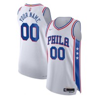 Игровая форма  Philadelphia 76ers Nike 2021/22 Diamond Authentic Custom - Association Edition - White