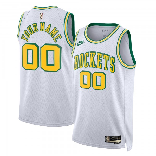 Игровая форма  Houston Rockets Nike Unisex 2022/23 Custom Swingman - Classic Edition - White
