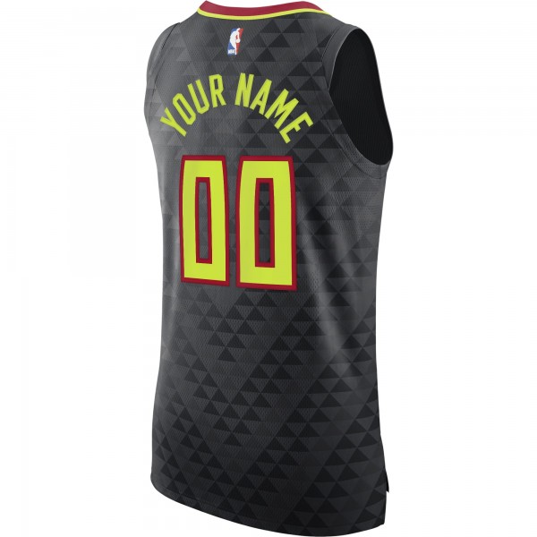 Именная джерси Atlanta Hawks Nike Black Authentic - Icon Edition