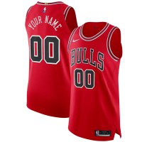 Именная джерси Chicago Bulls Nike Red Authentic - Icon Edition