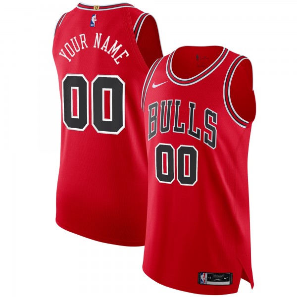 Именная джерси Chicago Bulls Nike Red Authentic - Icon Edition