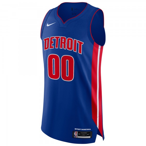 Именная джерси Detroit Pistons Nike Blue Authentic - Icon Edition