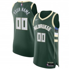 Игровая форма  Milwaukee Bucks Nike Authentic Custom Green - Icon Edition