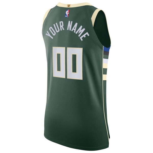 Игровая форма  Milwaukee Bucks Nike Authentic Custom Green - Icon Edition