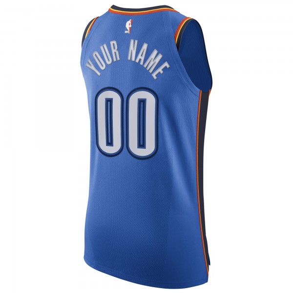 Именная джерси Oklahoma City Thunder Nike Blue Authentic - Icon Edition