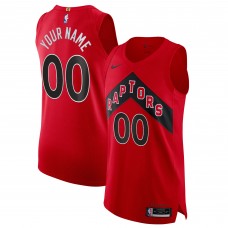Именная джерси Toronto Raptors Nike Red 2020/21 Authentic - Icon Edition
