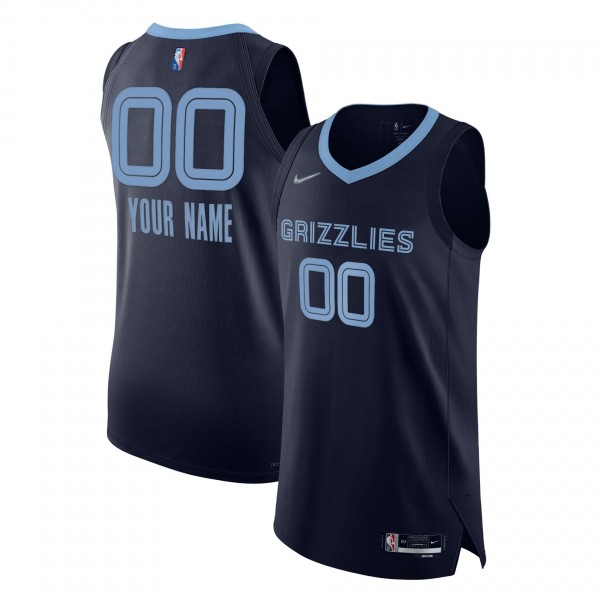 Игровая форма  Memphis Grizzlies Nike 2021/22 Diamond Authentic Custom - Icon Edition - Navy