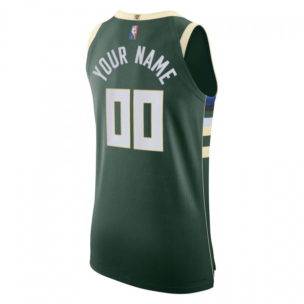 Игровая форма  Milwaukee Bucks Nike 2021/22 Diamond Authentic Custom - Icon Edition - Hunter Green