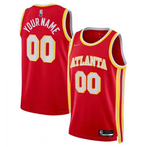 Игровая форма  Atlanta Hawks Nike 2021/22 Diamond Swingman Custom - Icon Edition - Red