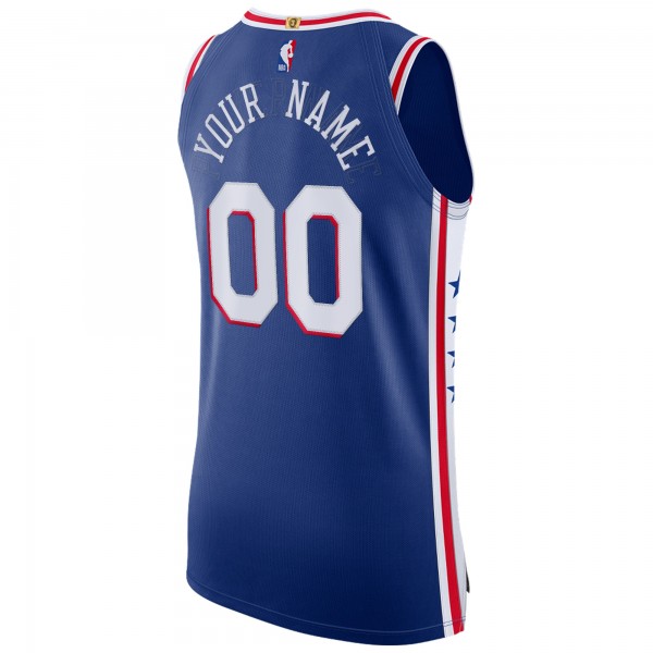 Игровая форма  Philadelphia 76ers Nike 2021/22 Diamond Authentic Custom - Icon Edition - Royal