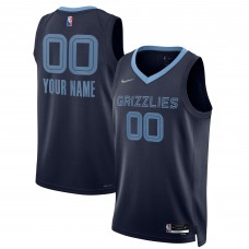 Игровая форма  Memphis Grizzlies Nike 2021/22 Diamond Swingman Custom - Icon Edition - Navy