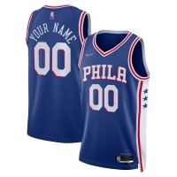 Игровая форма  Philadelphia 76ers Nike 2021/22 Diamond Swingman Custom - Icon Edition - Royal