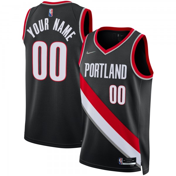 Игровая форма  Portland Trail Blazers Nike 2021/22 Diamond Swingman Custom - Icon Edition - Black