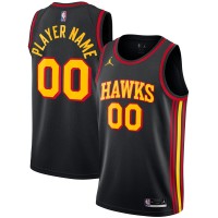Игровая форма  Atlanta Hawks Jordan Brand Swingman Custom - Statement Edition - Black