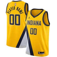 Именная игровая джерси Indiana Pacers Jordan Brand Swingman - Statement Edition - Gold