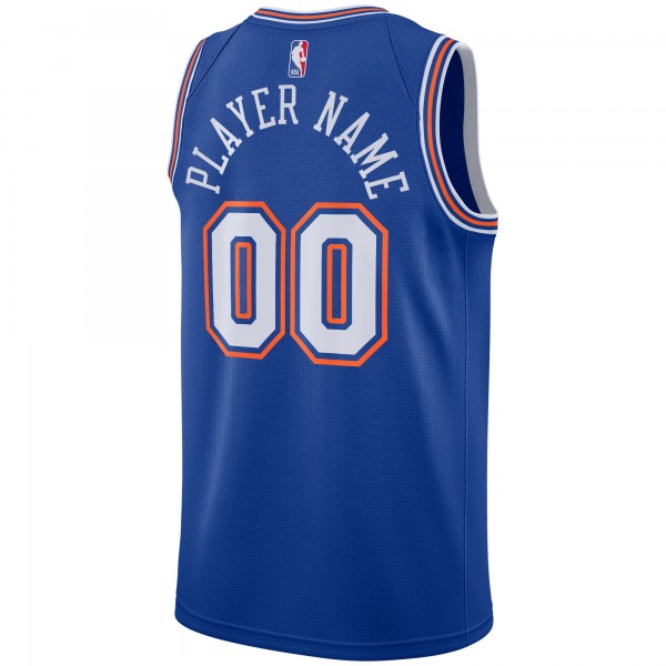 Именная игровая джерси New York Knicks Jordan Brand Swingman - Statement Edition - Blue