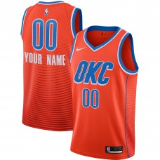 Игровая форма  Oklahoma City Thunder Jordan Brand Swingman Custom - Statement Edition - Orange