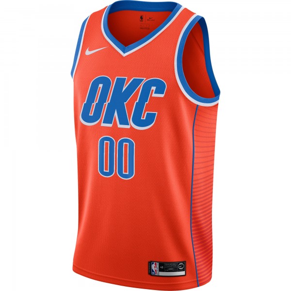 Игровая форма  Oklahoma City Thunder Jordan Brand Swingman Custom - Statement Edition - Orange